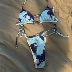 Brand new tie dye suit. Protectors still on